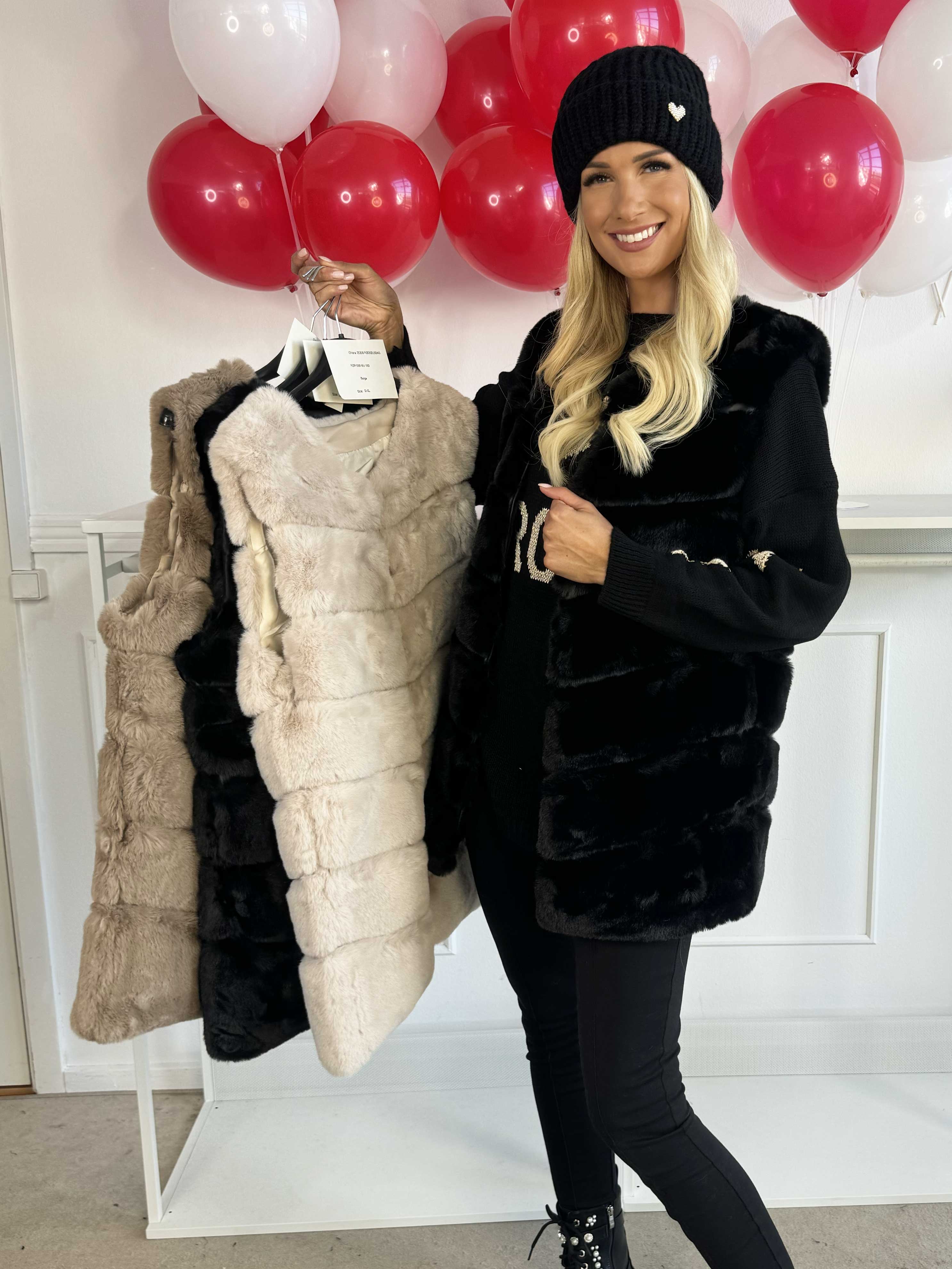 Chiara - Mjuk fuskpälsväst